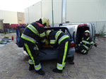 Oefening Brand Wegvervoer Auto Vaart Buitenpost